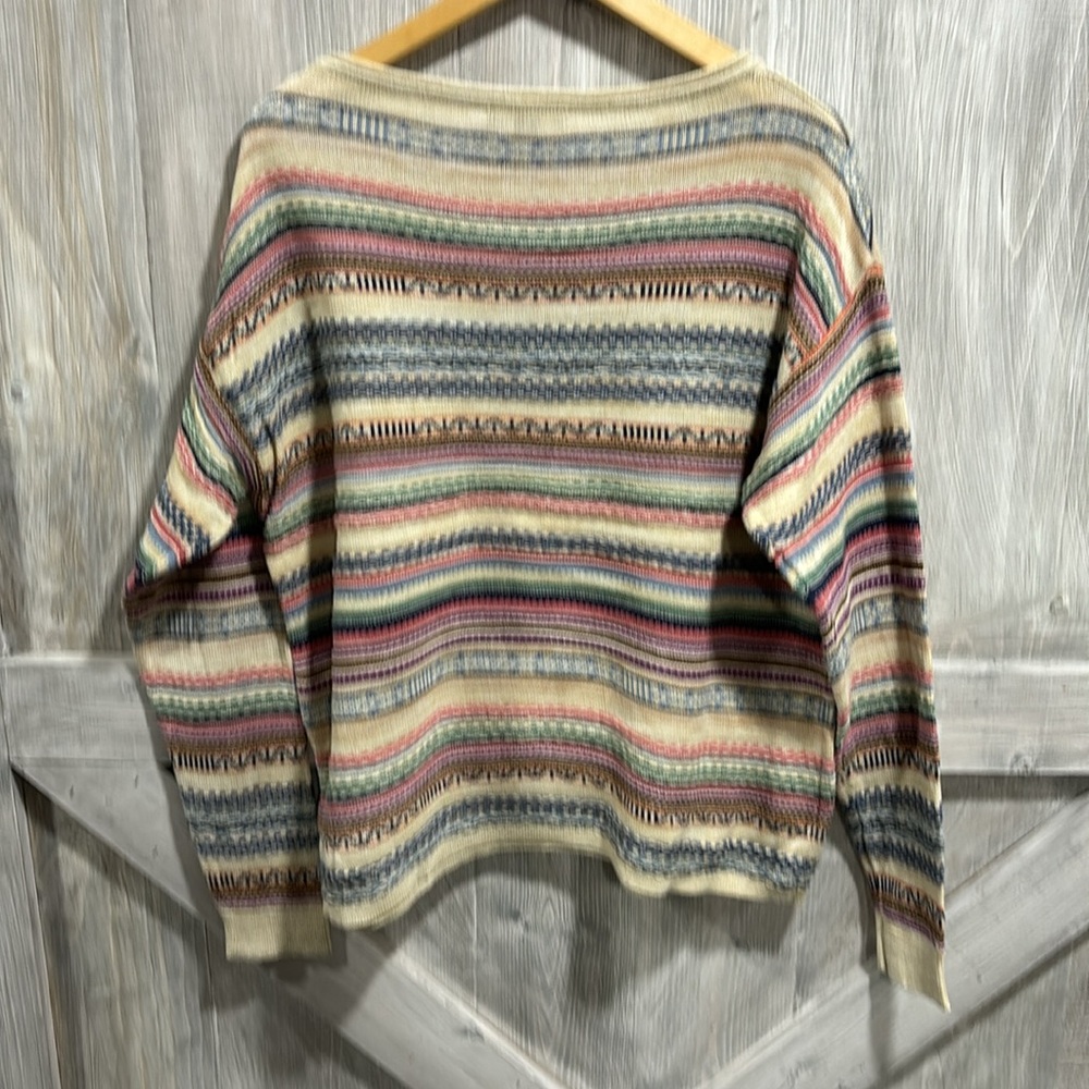 Women’s large Chaps cotton blend sweater - Picture 2 of 4